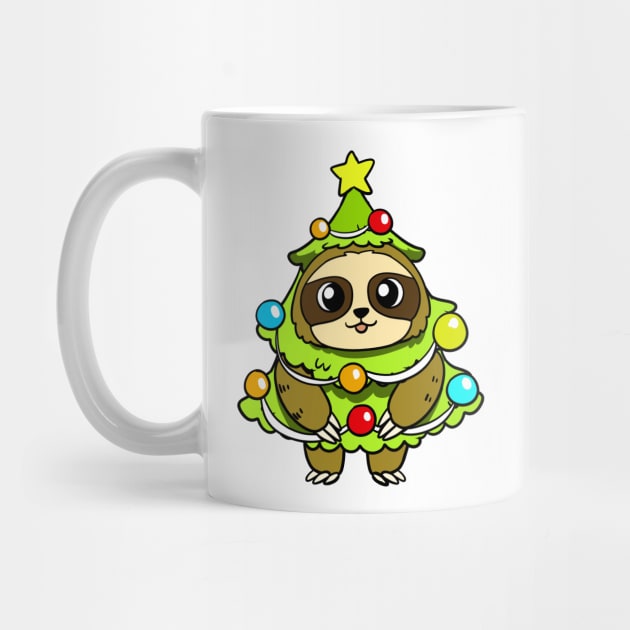 Christmas Sloth by WildSloths